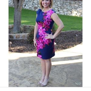 NWT Wisp Tressa Ponte Floral Dress